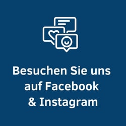 Per Klick landet man bei Infos zu den Sozialen Medien.